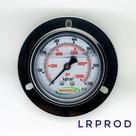 Manômetro horizontal -diam.63mm (2. 1/2” ) com escala de 0-700 KGF/CM2 x 10000 PSI -Com Flange