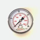 Manômetro horizontal - Diam.63mm (2.1/2” ) Escala 0-200 KGF/CM2 x 3000 PSI