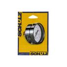 Manometro Horizontal, Mecanico, Em Aco,Escala Externa 0-250, Rosca 1/4" Utilizado Em Compressores De Ar.