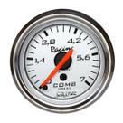 Manômetro Mecânico Pressão Combustível 0-7kgf/cm² 52mm Cinza
