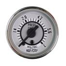Manômetro Mecânico Pressão Do Combustível 0-7kgf/cm² Branco