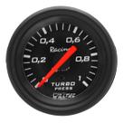 Manômetro Mecânico Pressão Turbo 0-1kgf/cm² 52mm Preto