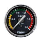 Manômetro Mecânico Pressão Turbo 0-2kgf/cm² 52mm Preto
