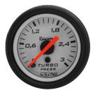 Manômetro Mecânico Pressão Turbo 0-3kgf/cm² 52mm Branco
