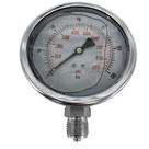 Manômetro Reto 100mm Inox 1/2'' Glicerina - MR 100 IMP. INOX