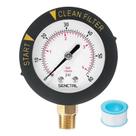 Manômetro SENCTRL 2" mostrador 0-60 psi à prova d'água