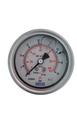 Manômetro Total inox 600 Psi x 40 Bar - Horizontal - Com Glicerna - WIKA