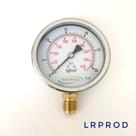 Manômetro vertical - diam.100mm (4") com escala de 0-30 Kgf/cm2 x 450 Psi