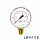 Manômetro vertical - Diam.63mm (2.1/2” ) com escala de 0-10 KGF/CM2 x 150 PSI