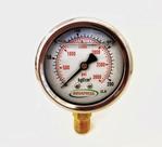 Manômetro vertical-diam.63mm (2. 1/2” ) com escala de 0-200 KGF/CM2 x 3000 PSI