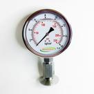 Manômetro vertical - Total Inox Diam.100mm (4”) Escala 0-16 KGF/CM2 X 230 PSI + SELO TC 11.1/2"