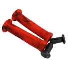 Manopla Absolute BMX1 Vermelha c Preta Borracha para Bike