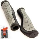 Manopla Absolute EG5, Preto e Cinza Borracha