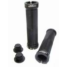 Manopla Anatômica Bicicleta Mtb Punho Grip Anel e Travas Preta Tsw