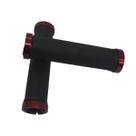 Manopla Bicicleta MTB SR-70 C/ 02 Trava Alum Preto C/ Vermelho Manopla Bicicleta MTB SR-70 C/ 02 Trava Alum Preto C/ Vermelho