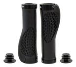 Manopla Bike Silicone Antiderrapante Com Trava Alumínio Conforto MTB Speed Ergonomia Alta Durabilidade