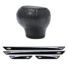 Manopla Bola Câmbio 5M Res.Fundo Preto (400504) + Soleiras Corsa