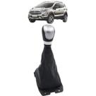 Manopla Bola Câmbio Coifa Ecosport 2013 14 15 16 17 18 a 2020 Prata