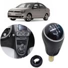 Manopla Bola Câmbio Manual Volkswagen Polo 2009 2010 2011 2012 2013 Preto Com Anel Prata Manopla Bola Câmbio Manual Volkswagen Polo 2009 2010 2011 2012 2013 Preto Com Anel Prata