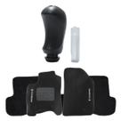 Manopla Bola Câmbio Tampa Preta c/Bucha (600504) + Tapetes Bordados Sandero Manopla Bola Câmbio Tampa Preta c/Bucha (600504) + Tapetes Bordados Sandero
