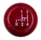 Manopla Bola De Câmbio Fusca Kombi Brasília 12mm Vermelha Manopla Bola De Câmbio Fusca Kombi Brasília 12mm Vermelha