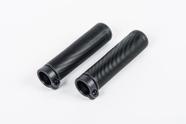 Manopla Brompton de borracha preta - QHBGRIP