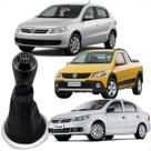 Manopla + Coifa Cambio Marcha Gol Voyage Saveiro G5 G6 Fox
