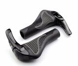 Manopla Com Bar Ends Ergonômica Confort Preto Cinza