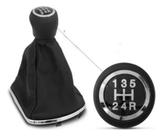 Manopla De Câmbio Coifa Preta Fiat Base Cromada Punto Linea Manopla De Câmbio Coifa Preta Fiat Base Cromada Punto Linea