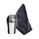 Manopla De Câmbio Em Couro Com Capa De Borracha Para Câmbio Manual De 5/6 Velocidades Para Toyota Manopla De Câmbio Em Couro Com Capa De Borracha Para Câmbio Manual De 5/6 Velocidades Para Toyota