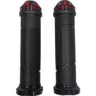 Manopla Esportiva Modelo Strip Preto e Vermelho