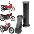Manopla Luva Moto Titan 2000 Honda 150 160 e Pop 100 110 Wester WM1420 Modelo Original 22 mm Preto 2004 a 2025 Punho Guidão