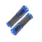 Manopla Moto Esportiva Aluminio Modelo Rizoma Azul