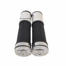 Manopla Punho Esportivo Para Motos Manete Moto Universal Preto e Prata