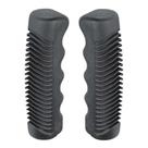 Manopla Tornado Punho Antigo Monark Preto Barra Circular 115mm Par