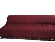 Manta 2 em 1 reversível Marsala Medalhão poltrona sofá Xale 2,80x1,80