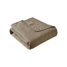 Manta acolchoada Madison Park Quebec Khaki 150x180cm