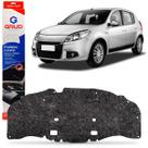 Manta Acústica Forro de Capô Antichamas Premium Sandero 2008 a 2014 com Presilhas Grud