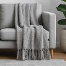 Manta Altenburg Haus Peseira Aconhego 220x80 cm Cinza - 9889