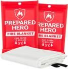 Manta Antichamas Prepared Hero 2 Unidades 99x99 cm Fibra de Vidro
