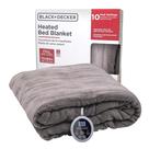 Manta aquecida BLACK+DECKER Electric Full Micro Plush Grey