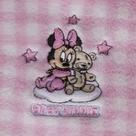 Manta baby Bordada Infantil Jolitex - Disney - Rosa