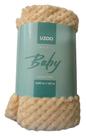Manta Baby Microfibra Flannel 0,90 X 1,10 Amarelo Uzoo