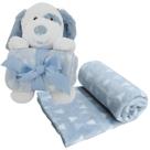 Manta Bebê Cobertor de Bebê Infantil Com Pelúcia Cachorro