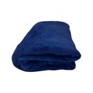 Manta Bebe Cobertor infantil Azul Marinho Antialérgico Micro Fibra Hazime Enxovais saidas de materninadas creches escolas para pets 90x110cm