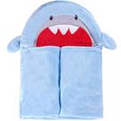 Manta Bebê com Capuz Flannel com Aplique e Bordado 75x90