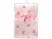 Manta Bebê Estrelinhas Rosa Poliéster 90x75cm Super Quentinha e Aconchegante Buba Manta Bebê Estrelinhas Rosa Poliéster 90x75cm Super Quentinha e Aconchegante Buba
