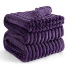 Manta Bedsure GentleSoft de Franela Polar Morada para Cama Full