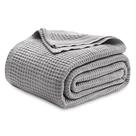 Manta Bedsure Queen 100% Algodão Waffle - Cinza