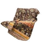 Manta Benzara Athens 152x127cm Castanho Chocolate Jacobino